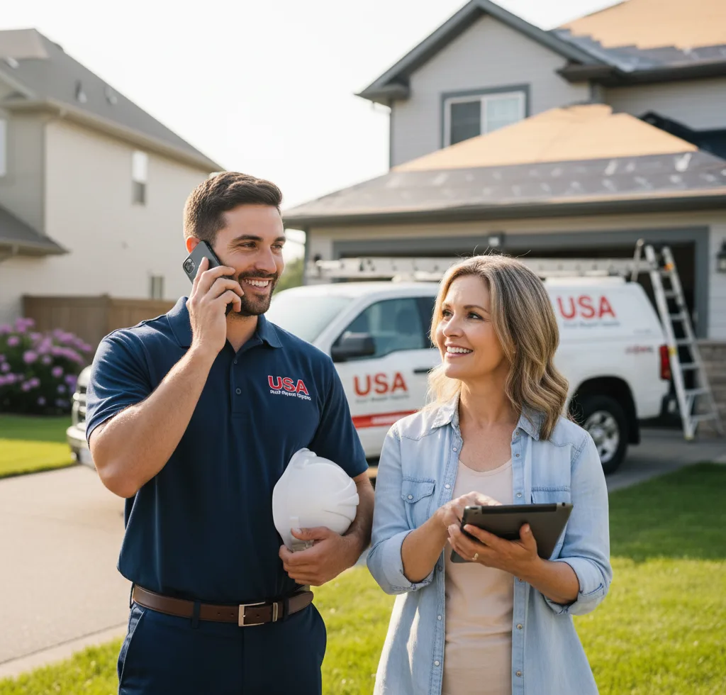 USA Roof Repair Experts customer support in Virginia